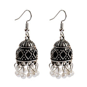 Pendientes Piercing Indian Jewelry Jhumka Tassel Earrings Women Accessories Kolczyki Silver Color Earring Trendy Party Ear rings