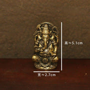 Lord Ganesha Statue Buddha Ornaments Elephant Hindu God Sculpture Figurines Home Office Decoration Buddha Statues