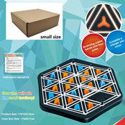 ચેઇન ટ્રિગલ ચેસ ગેમ ટ્રિગલ રબર બેન્ડ ગેમ ટોય ફોર કિડ ઇન્ટરેક્ટિવ બોર્ડ ગેમ બેટલ સેટ ફોર ફેમિલી પાર્ટી ગિફ્ટ