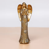 Nordic Golden Love Angel Sculpture Model Statue Ornaments Resin Statue Home Office Desktop Decoration Accessories Art Crafts