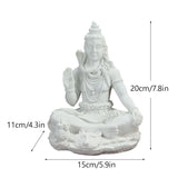 Resin Indian Ganesha Shiva God Statue Sai Baba of Shirdi Sculpture Lord Hanuman Hindu Buddha Religious Fengshui Home Decor