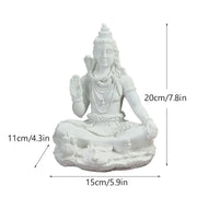 Resin Indian Ganesha Shiva God Statue Sai Baba of Shirdi Sculpture Lord Hanuman Hindu Buddha Religious Fengshui Home Decor