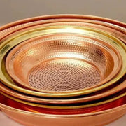 Buddhist Fruit Plate,Engraving Copper Hammer Altars Saucer,Brass Auspicious Tibetan Offering Buddha Plate,Buddhism Items,43cm