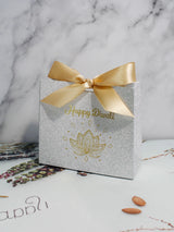 10/20/50pcs Indian Diwali candy box, Halloween, glitter powder，silver powder， Three exquisite styles of ribbon packaging