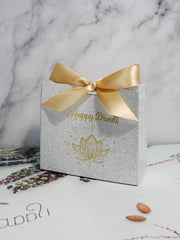 10/20/50pcs Indian Diwali candy box, Halloween, glitter powder，silver powder， Three exquisite styles of ribbon packaging