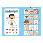2-in-1 Spanish English Sound Board Book Interactive Talking Book Early Educational Reading Toy for Toddlers Boys Girls