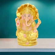 Collection Resin Lord Ganesha Figurine Hindu Buddha Office Mandir Diwali Decorative for Car Dashboard Gift