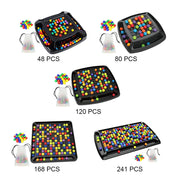Rainbow Ball Elimination Board Game Fun Rainbow Ball Elimination Color Matching Toy Parent-child Interaction Tabletop Chess Game