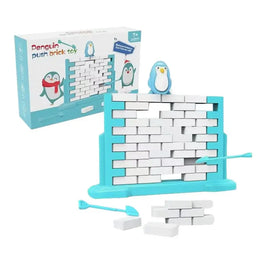 Educational Toy Penguin Game Parent Child Interactive Toys Two Person Wall Building and Pushing Wall Board Game for Boys Girls