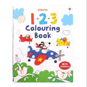 Random 1Book Usborne Children Educational English Study Scene Picture Book Cartoon Animals Sticker Coloring Books