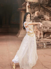 Indian Dance Costume Stage Costume 2022 Traditional Indian Costume Pakistan Sari Dress Women's Sexy Costume Party