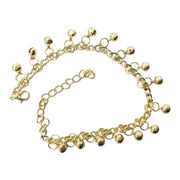 જિંગલિંગ બેલ્સ મહિલા ડાન્સવેર સાથે ભારતીય પરંપરાગત બેલી ડાન્સ એન્કલેટ