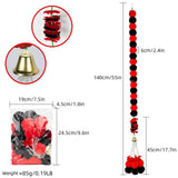 Marigold Garlands Artificial Flower for Indian Decoration Diwali Day of The Dead Halloween Party Festival Wreath Ornament