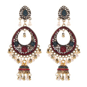 Pendientes Gypsy Ethnic Round Bells Indian Jewelry Earrings Vintage Tribe Jhumka Earrings Kolczyki Wedding Jewelry
