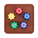 Korean Traditional Folk Game Set Traditional Play 5PCS Gonggi Jack Stone Pebbles Set Tossing Toy Party Game Model Board Games