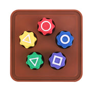 Korean Traditional Folk Game Set Traditional Play 5PCS Gonggi Jack Stone Pebbles Set Tossing Toy Party Game Model Board Games