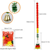 Marigold Garlands Artificial Flower for Indian Decoration Diwali Day of The Dead Halloween Party Festival Wreath Ornament