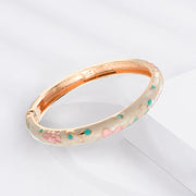 Enamel Bracelet For Women Bangle On Hand Cloisonne Hawaiian Women's Hand Bracelets African Jewelry India Dubai Mother's Day Gift