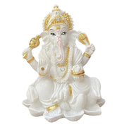 Indian Car Dashboard Hindu Ganesha Statue Elephant God India Lord Gifts Yoga Meditation Room Altar Temple Item Decor