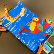 સોફ્ટ બેબી બુક્સ 3D ટચ ફીલ ક્લોથ કરચલીઓ બાળકો માટે સંવેદનાત્મક પ્રારંભિક શિક્ષણ સ્ટ્રોલર રમકડાં શિશુ બાળક માટે 0 3 6 12 મહિના