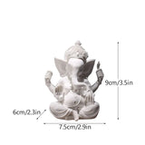 Resin Indian Ganesha Shiva God Statue Sai Baba of Shirdi Sculpture Lord Hanuman Hindu Buddha Religious Fengshui Home Decor
