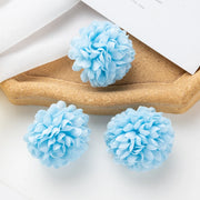 100PCS Artificial Hydrangea Flowers Wholesale Wedding Home Party Room Decoration Christmas Candy Box Fake Silk Scrapbook Plants