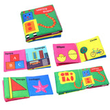 Baby Soft Cloth Book 0-36M Early Learning Toy Parent-child Interactive Montessori Puppet Educational Toy for Boy Girl Kids Gift