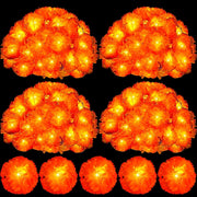 Mexican Marigold Artificial Flowers for Day of The Dead Diwali Home DIY Craft Party Halloween Party Dia De Los Muertos Decor