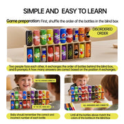 New Bottle Guessing Beverage Match Match Memory Exercise Logical Thinking Reasoning Board Game Beneficial Intelligence Toy