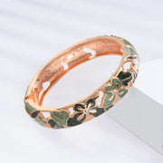 10 Colors Enameled Bracelets For Women Jewellery Cloisonne Bangle On Hand Viking Butterfly Women's Hand Bracelets Indian African