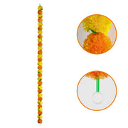 Marigold Garlands Artificial Flower for Indian Decoration Diwali Day of The Dead Halloween Party Festival Wreath Ornament