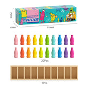 Fun Children's Beverages Color Match Early Childhood Guessing Memory Training Interactive Board Game Puzzle Toy Christmas Gift