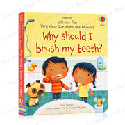 Very First Questions and Answers: Why Should I Brush My Teeth? Usborne Lift the flap Children's Activity English Book Montessori