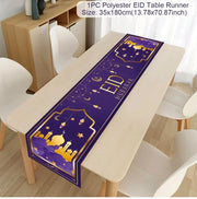 Ramadan Decor Tablecloth EID Mubarak Decor For Home 2025 Ramadan Kareem Islamic Muslim Party Eid Al Adha Gifts Happy Eid Al Fitr