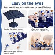 Frog Balance Tree Fun Balancing Board Game Gift Party Games Toys for Kids Parent-child Interaction Adults Tabletop Balance Toy