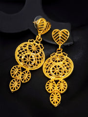 ANIID Brazilian 24K Gold Color Jewelry Sets Wedding Dubai Necklace Earrings For Women Nigerian Indian Bridal Set Party Gifts