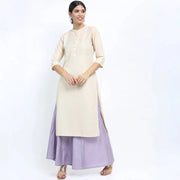 ભારતીય મહિલાઓના કપડાં નવી પ્રોડક્ટ અનોખી એથનિક સ્ટાઇલ સોલિડ કલર સ્ટેન્ડ કોલર મિડ-લેન્થ સ્પ્રિંગ સમર પોલિએસ્ટર ફાઇબર