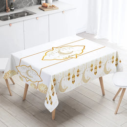 Ramadan Decor Tablecloth EID Mubarak Decor For Home 2025 Ramadan Kareem Islamic Muslim Party Eid Al Adha Gifts Happy Eid Al Fitr