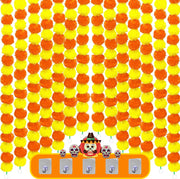 10-100PCS Marigold Garland for Diwali Wedding Decoration Artificial Marigold Flowers for Fiesta Day of The Dead Mexican Party