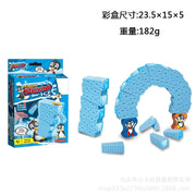 Creative Interactive Children Toys Crazy Mouse Stacked Cheese Tower Board Game Family Party Game Arches Stack Toys for Boys Girl