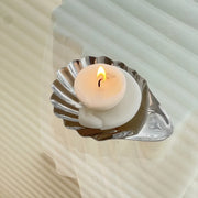 304 Stainless Steel Shell Plate Metal Cheese Plate Dessert Dish Jewelry Storage Plate Decorative Dish Featured Tableware