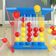 Exciting Bounce Ball Game, Plastic Jumping Connect Table Top Board Game for Adults Kids & Family - Birthday & Party Gift