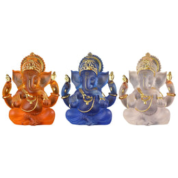 Lord Ganesha Statues- Hindu Elephant God Statue Resin Sculpture Indian Buddha