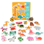 Kids Animal Puzzles for Toddlers 1 2 3 Years Boys Girls Learning Animals Memory Card Matching Game Educational Toys For Children