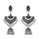 Pendientes Gypsy Ethnic Round Bells Indian Jewelry Earrings Vintage Tribe Jhumka Earrings Kolczyki Wedding Jewelry