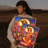 Modern Hindu God Lord Shiva Buddha Portrait Anime Poster Wall for Living Room Bar Wall Sticker Study Home Living Room Decoration