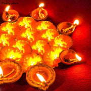 Mexican Marigold Artificial Flowers for Day of The Dead Diwali Home DIY Craft Party Halloween Party Dia De Los Muertos Decor