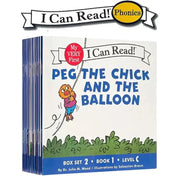 I Can Read Phonics 12 Books/Set My Very First Picture Books English Story Pocket Book for Children Kids Baby Montessori Reading