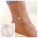 Snake Chain Anklet for Women Girls Adjustable Summer Beach Chain Anklet Bracelet Mother's Day Gifts Stainless Steel Not Allergic