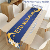 Ramadan Table Runner Eid Mubarak Decor For Home 2025 Tablecloth Islamic Muslim Party Supplies Ramadan Kareem Eid Al-Fitr Gifts